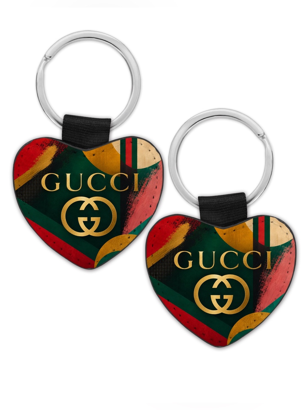 HANDMADE FASHION Heart Keychain